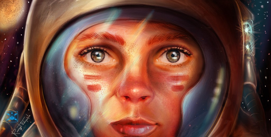 The astronaut